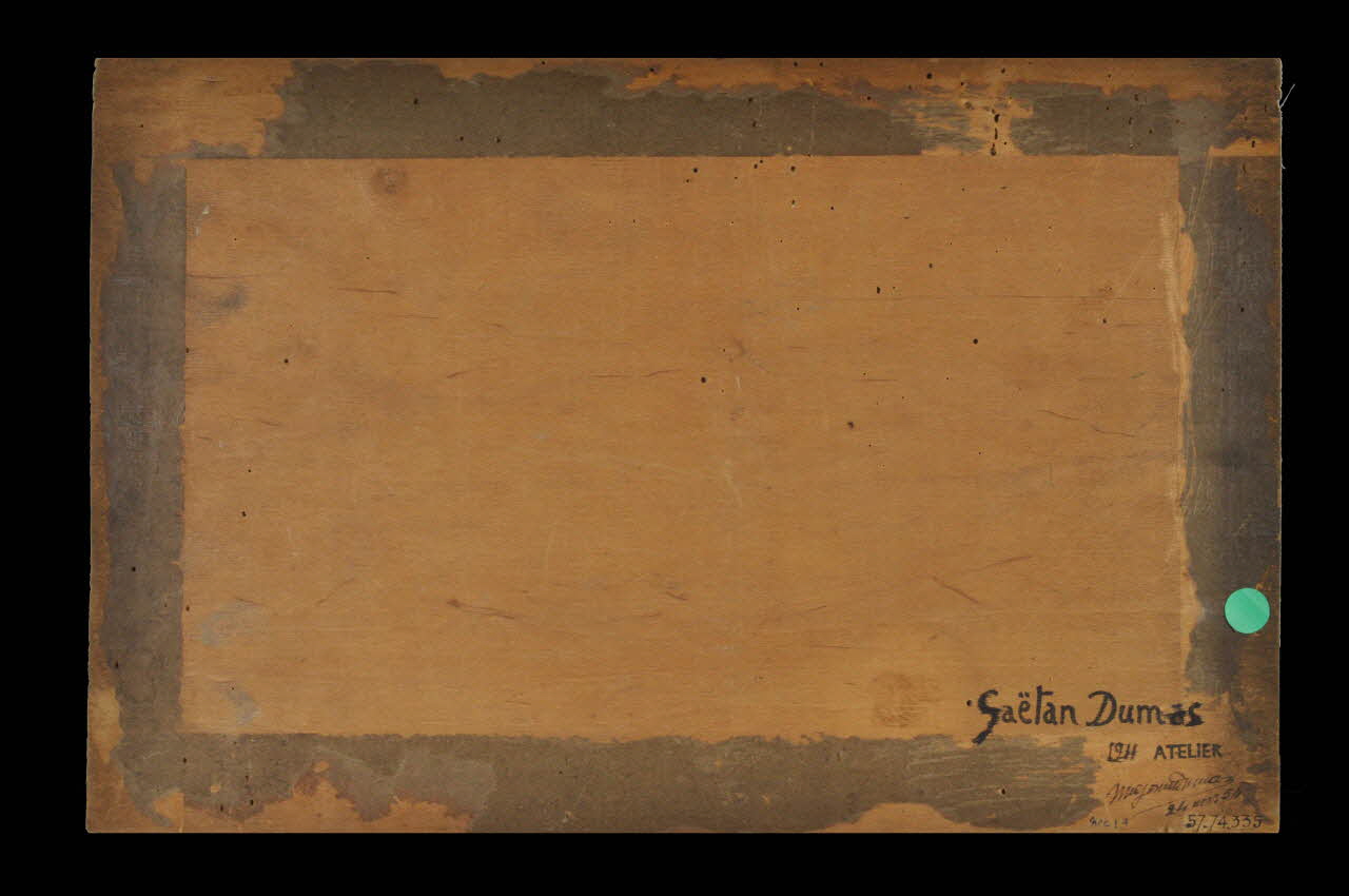 Gaëtan Dumas tableau Grisaille Auvergne, France 1911 1957.74.335 Photo Mucem