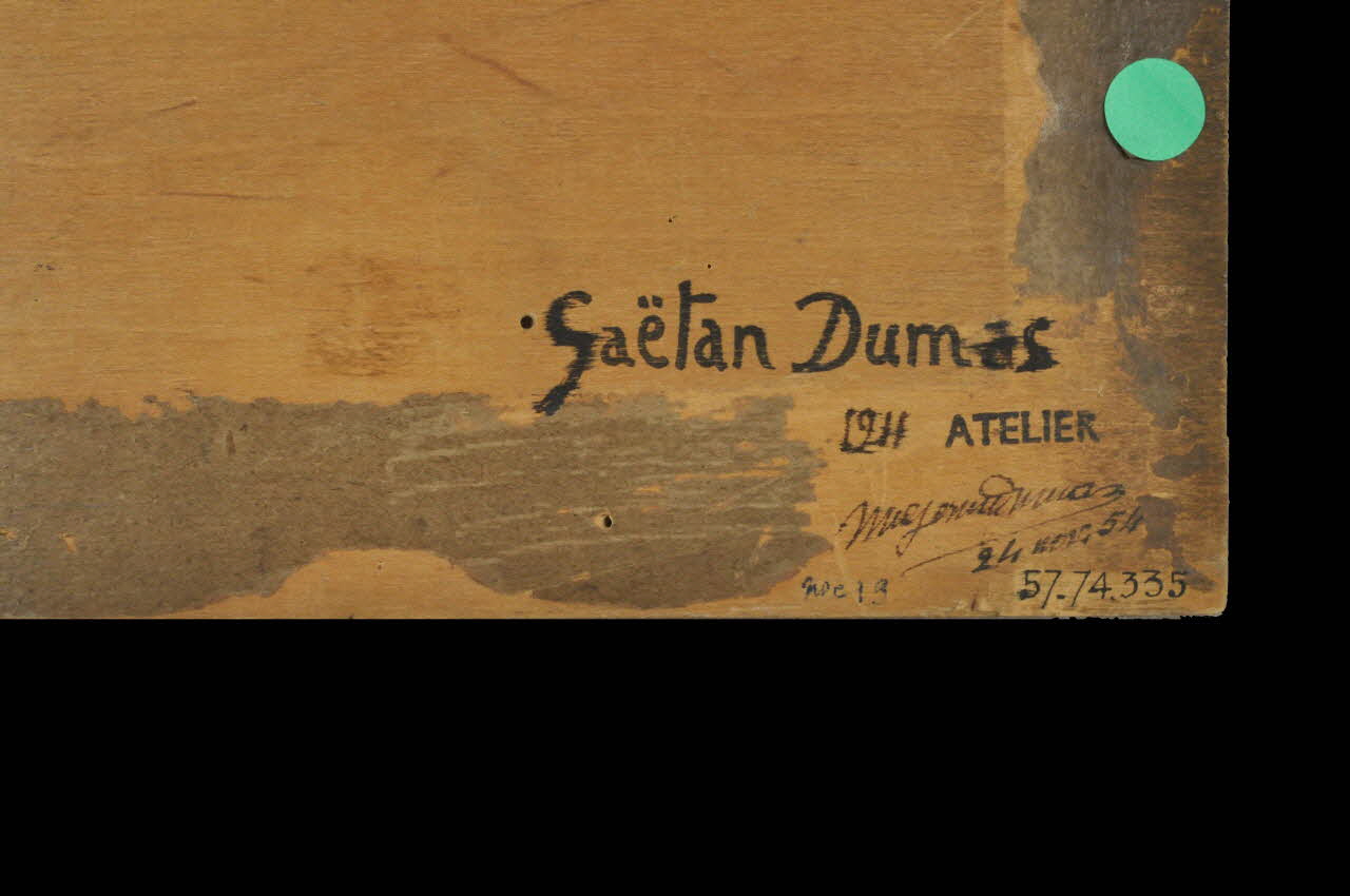 Gaëtan Dumas tableau Grisaille Auvergne, France 1911 1957.74.335 Photo Mucem