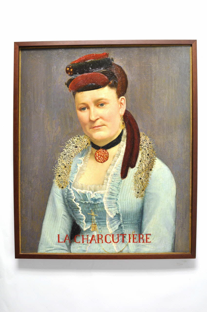 Arsène Symphorien Sauvage tableau Pendant France 1877 1959.26.2 Photo Mucem
