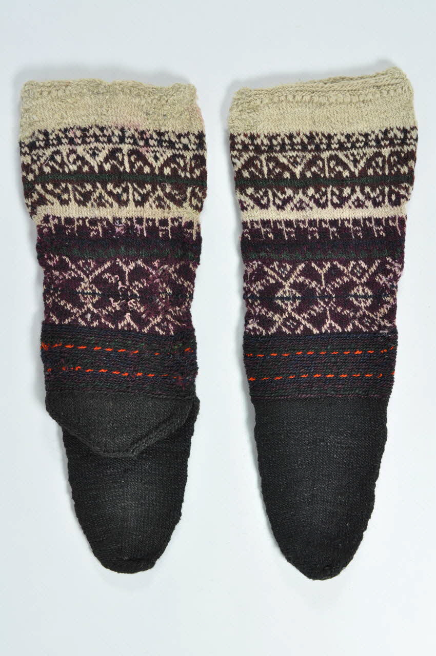 chaussette DMH.D1955.8.30.7 Photo Mucem