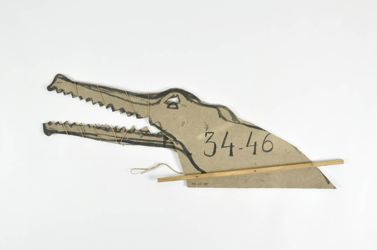 Picon ; Georges-Paul Thierry ombre chinoise Sujet découpé 1914-1918 1976.23.33 Photo Mucem
