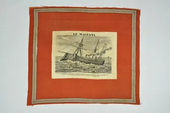 E. Renault ; Buquet MOUCHOIR DE MATELOT Le Magenta Haute-Normandie, France 1870-1875 1976.66.3 Photo Mucem