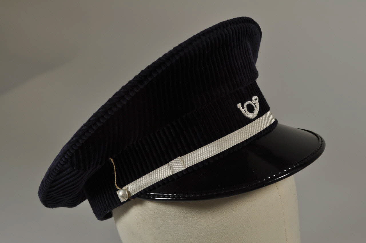 casquette couvre chef de garde chasse Île-de-France, France 1980 1980.74.4 Photo Mucem