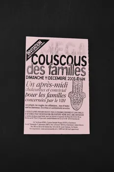 tract Invitation : couscous des familles France 2005/12 2007.77.237 Photo Mucem