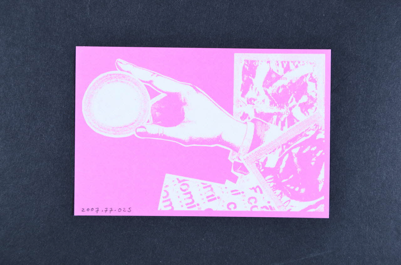 Soeurs de la Perpetuelle Indulgence - Couvent du Nord flyer Les dix commandements des Soeurs de la Perpétuelle Indulgence : 1er commandante : "Si saloperies tu ne veux pas choper, le latex devras utiliser" France 2007 2007.77.25 Photo Mucem