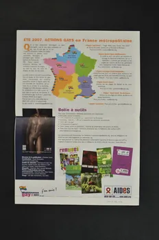 AIDES journal "Mobilisation gay" France 2007/5 2007.77.34 Photo Mucem