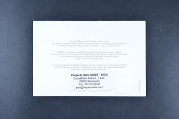 carte postale "Projecte dels Noms" 2007.77.67  Photo Mucem