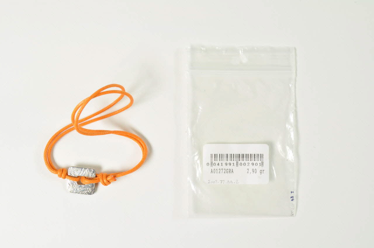 Solidarité Enfants SIDA (Sol En Si) bracelet France 2007 2007.77.88.1-2 Photo Mucem