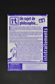 Actions Traitements revue "Un sujet de philosophie..." France 2007/6 2007.77.09 Photo Mucem
