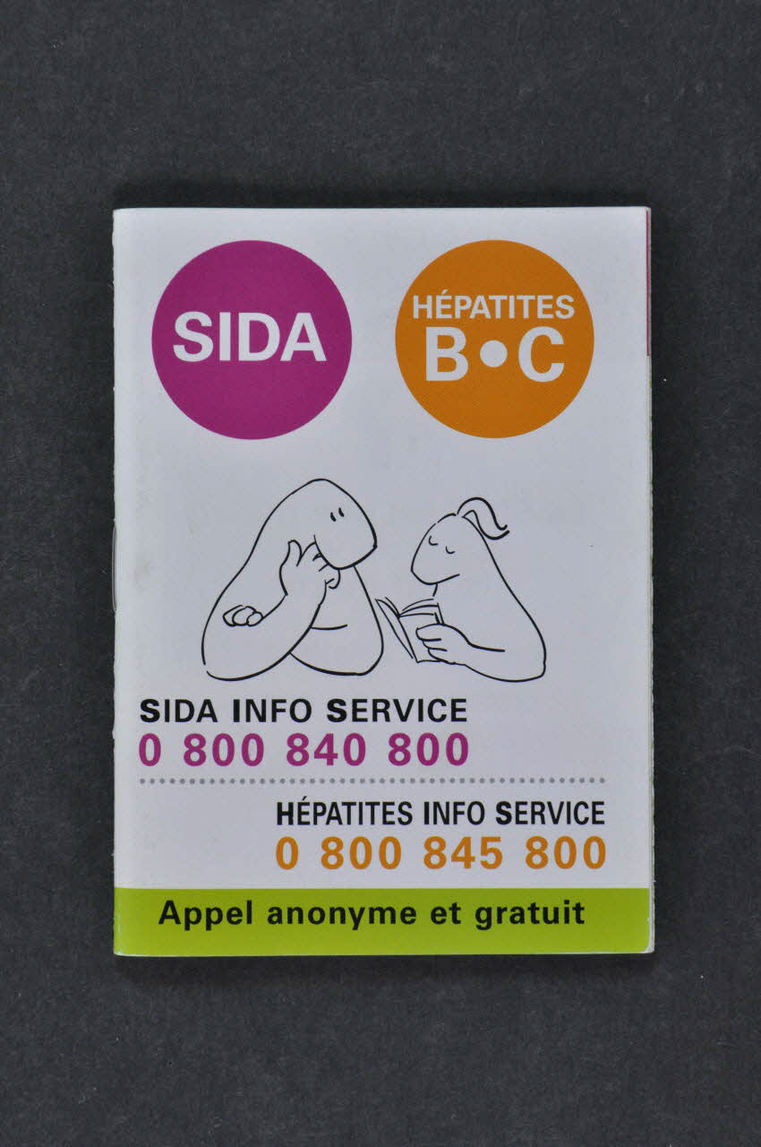 Caisse Primaire D'assurance Maladie De Grenoble, BROCHURE "Sida / Hépatites B C" Rhône-Alpes, France 2004 2007.78.15 Photo Mucem