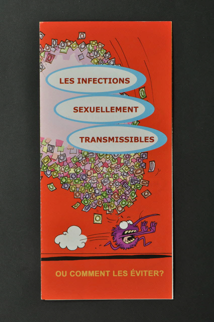 Emips 73 Dépliant "Les infections sexuellement transmissibles, ou comment les éviter ?" Rhône-Alpes, France 2006 2007.78.23 Photo Mucem