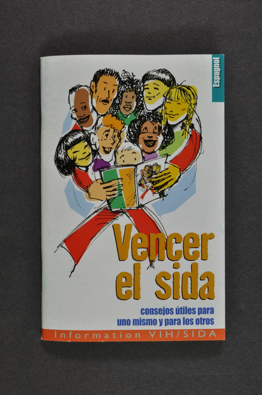 INPES / Ministère de la Santé BROCHURE "Vaincre le sida. Conseils utiles pour soi et pour les autres"(bilingue français- espagnol) France 2002 2007.79.16 Photo Mucem