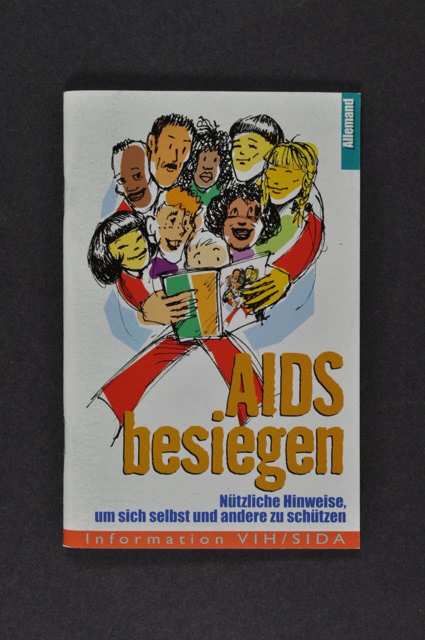 INPES / Ministère de la Santé BROCHURE "Vaincre le sida. Conseils utiles pour soi et pour les autres"(bilingue français -créole haïtien) France 2002 2007.79.19 Photo Mucem