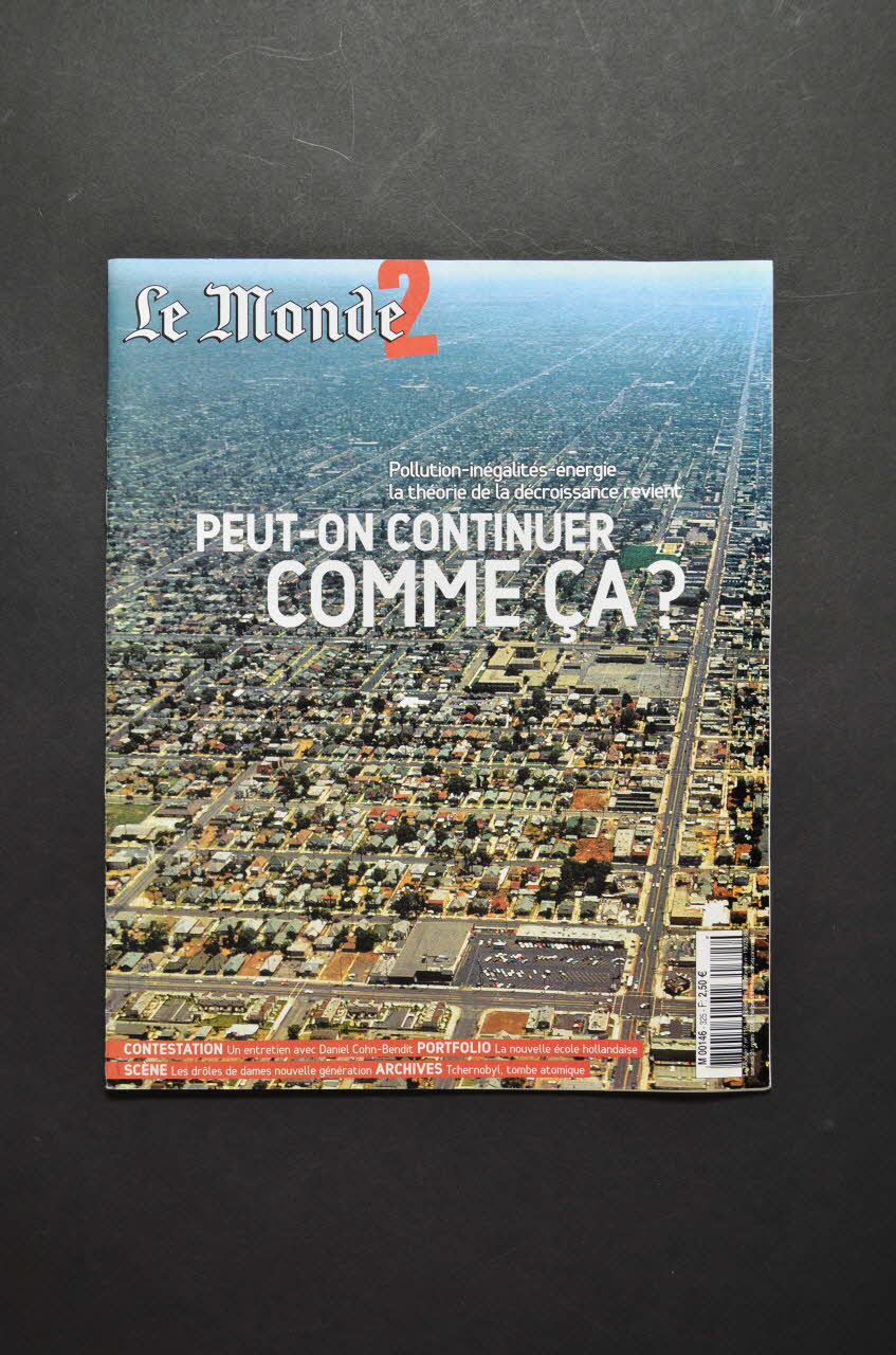 Le Monde 2 revue "100 millions d'orphelins du sida en 2010" France 2006/3 2007.80.21 Photo Mucem