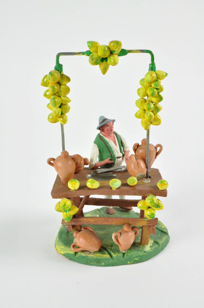 Nicola De Francesco figurine de crèche Italie 1980 2007.94.11.1.1-2 Photo Mucem