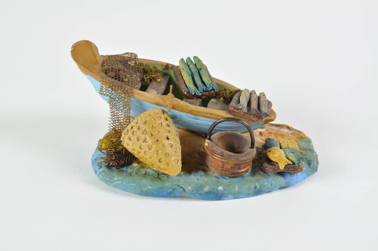 Nicola De Francesco figurine de crèche Italie 1980 2007.94.12.1.1-2 Photo Mucem