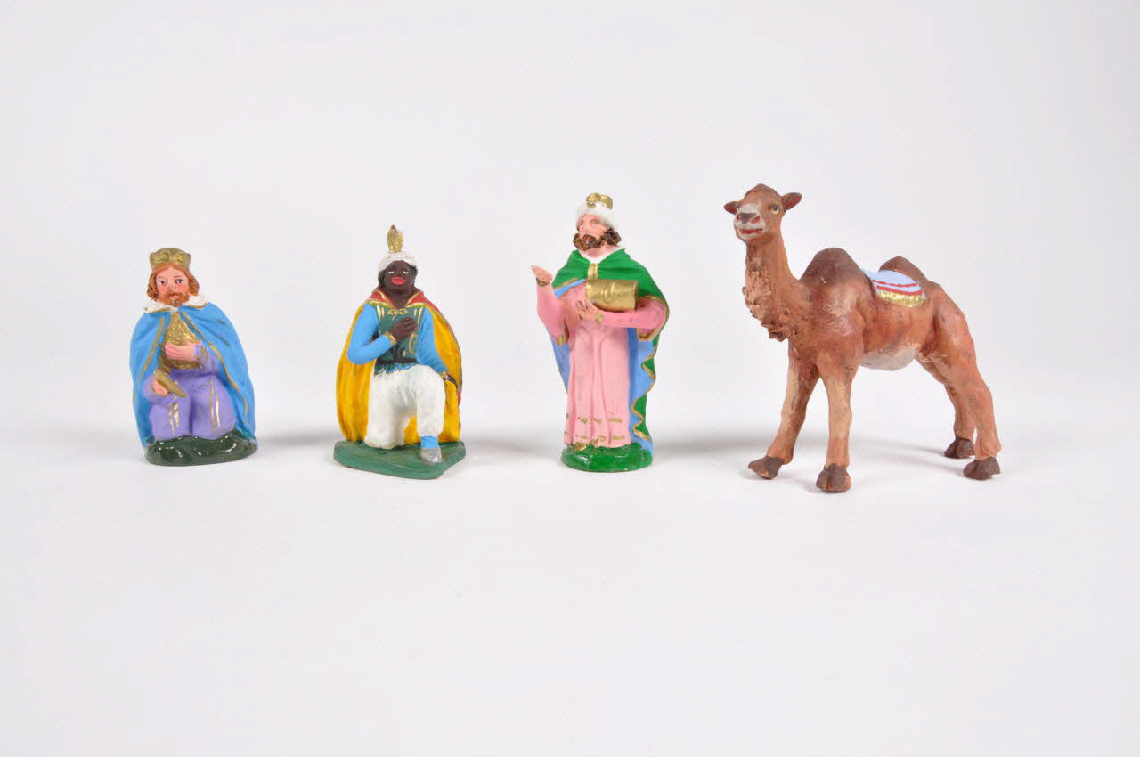 Nicola De Francesco figurine de crèche Italie 1980 2007.94.4.1-4 Photo Mucem