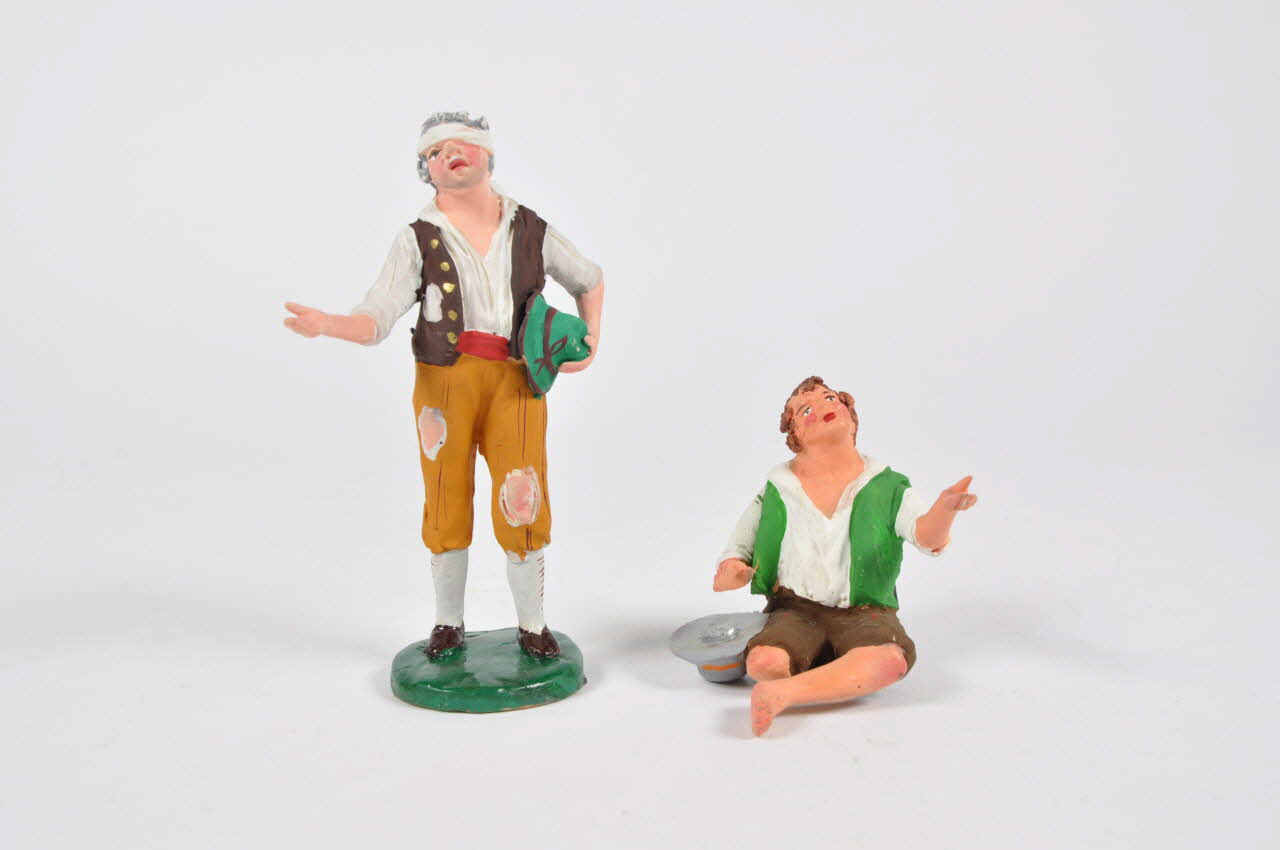 Nicola De Francesco figurine de crèche Italie 1980 2007.94.8.1-2 Photo Mucem