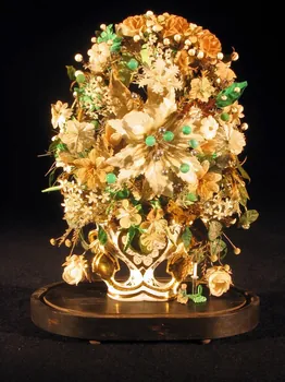 GLOBE BOUQUET DE MARIEE 1850-1880 1957.39.22 Photo