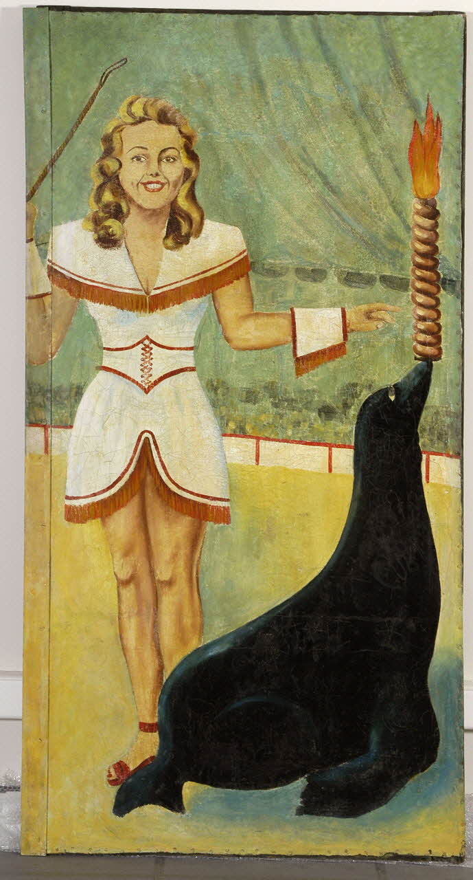 panneau de baraque foraine 1960.73.10 Photo