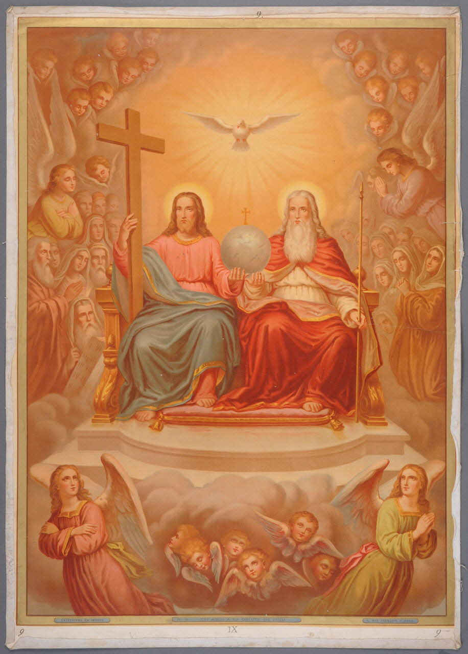 image pieuse La Sainte Trinité Paris 1895-1905 1984.40.10 Photo