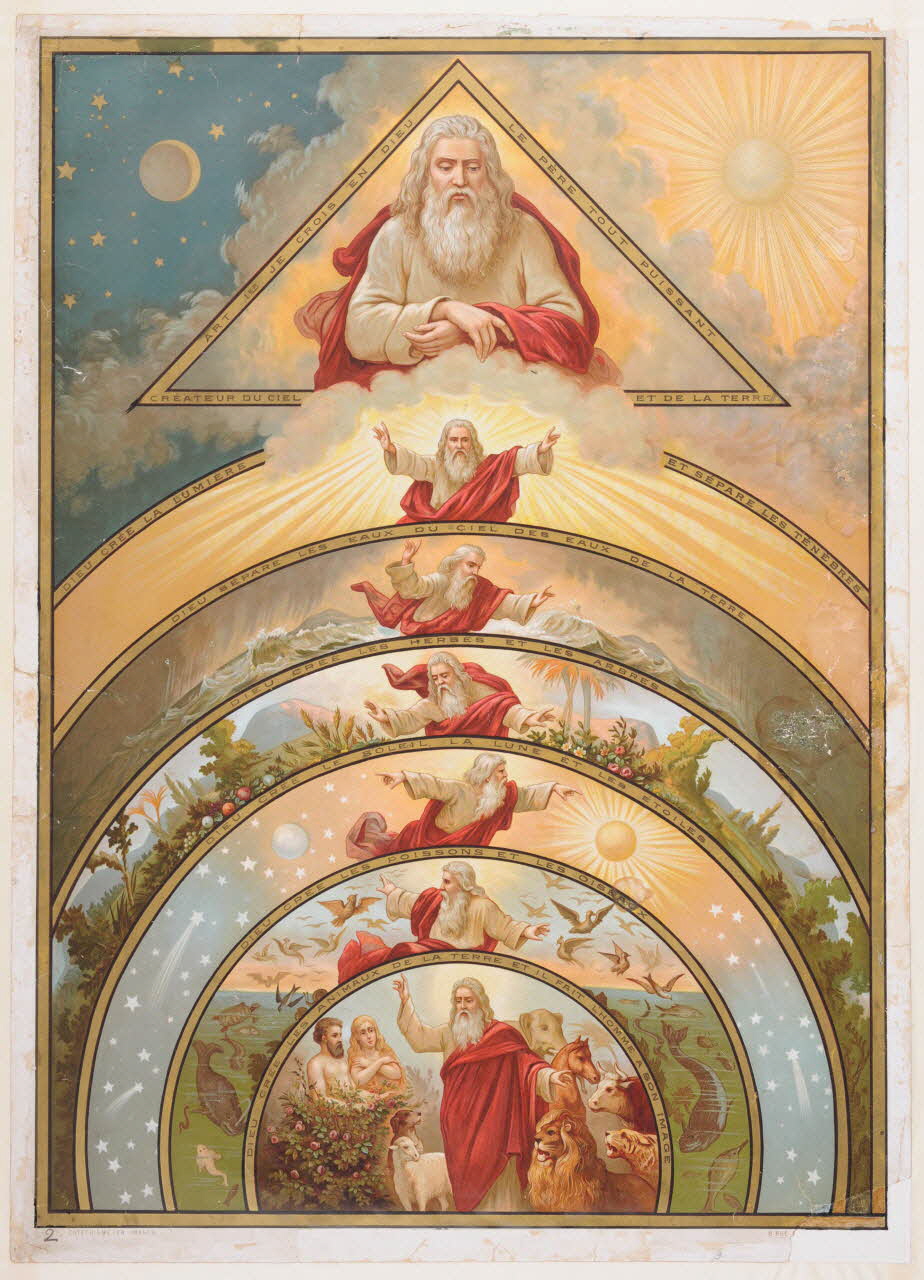 image pieuse CATECHISME EN IMAGES Paris 1895-1905 1984.40.2 Photo