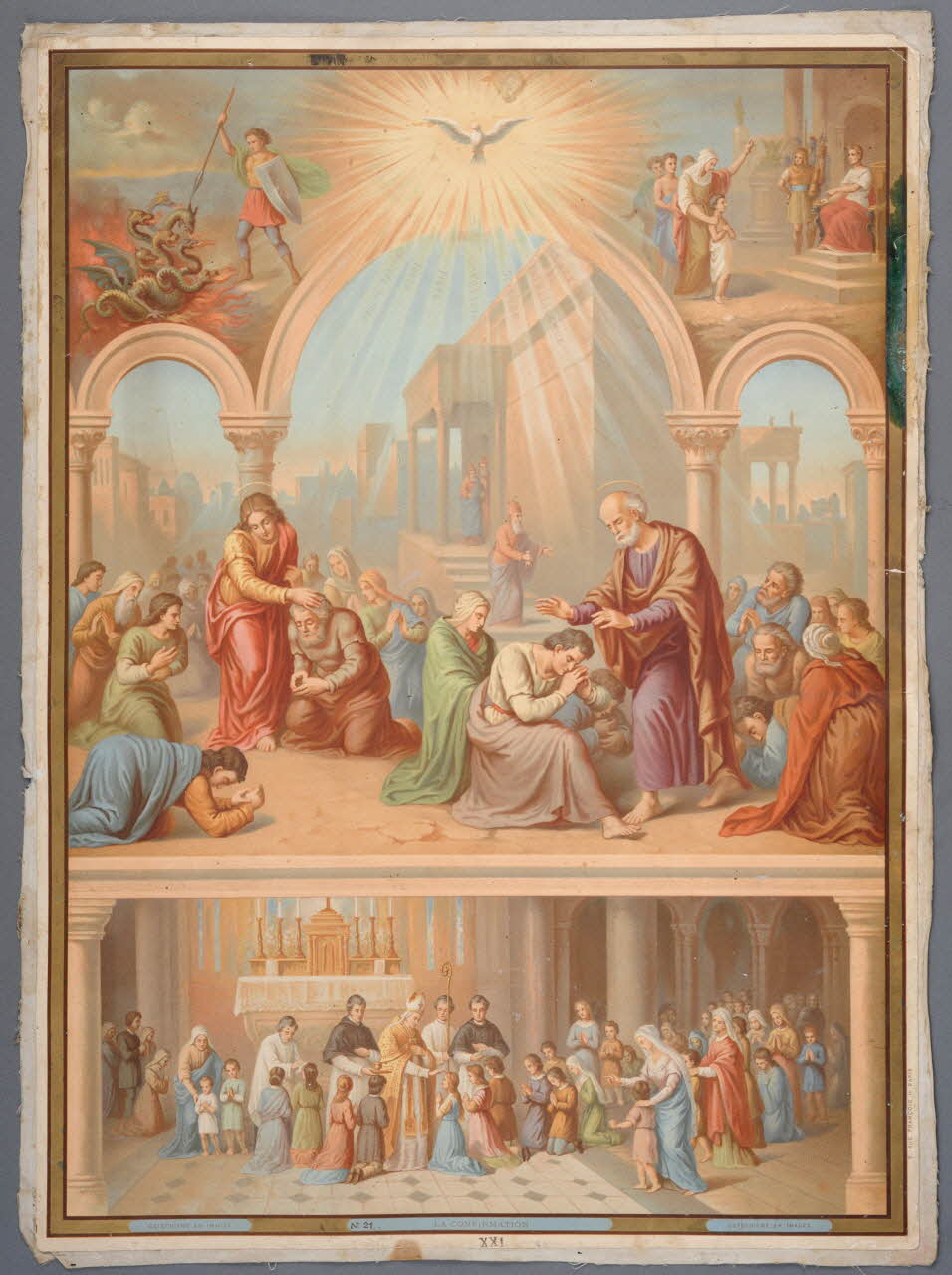 image pieuse CATECHISME EN IMAGES Paris 1895-1905 1984.40.20 Photo