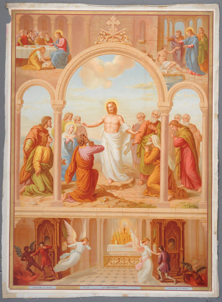 image pieuse CATECHISME EN IMAGES Paris 1895-1905 1984.40.21 Photo