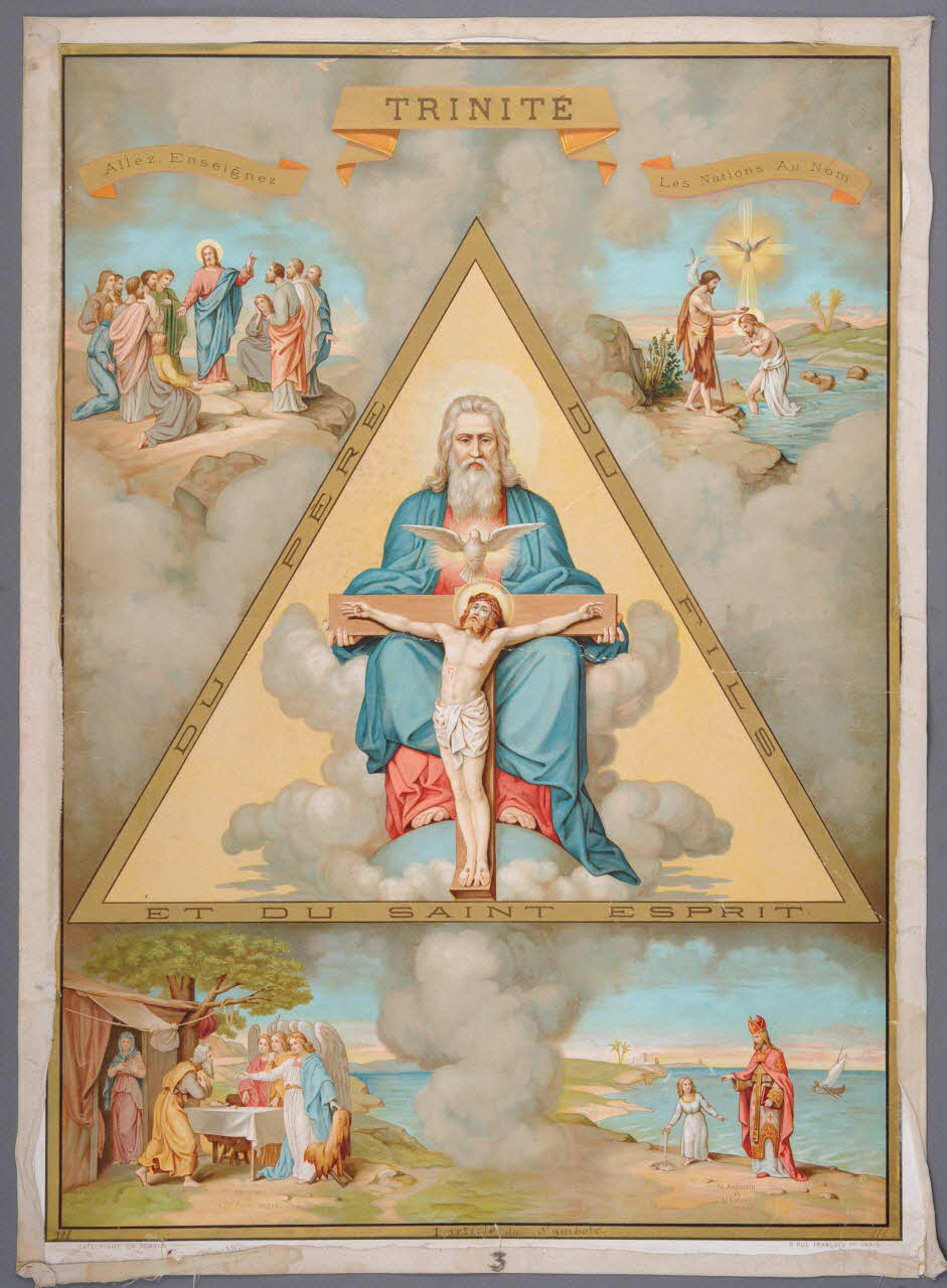 image pieuse CATECHISME EN IMAGES  TRINITE Paris 1895-1905 1984.40.3 Photo