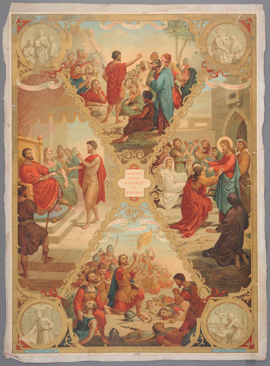 image pieuse CATECHISME EN IMAGES N°. 66. Paris 1895-1905 1984.40.57 Photo