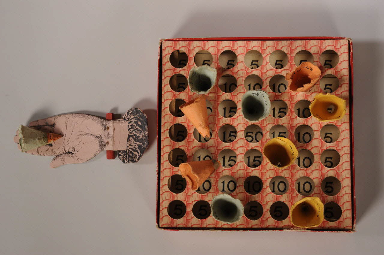 boîte de jeu FOOTITT ET CHOCOLAT  ou  LES CHAPEAUX CASCADEURS 1990.54.2.1-14 Photo