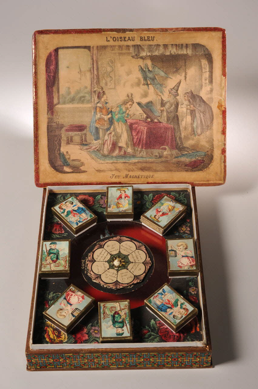 Saussine frères éditeurs boîte de jeu L'OISEAU BLEU. France 1876 1992.23.1/59 Photo
