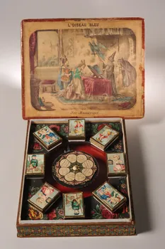 Saussine frères éditeurs boîte de jeu L'OISEAU BLEU. France 1876 1992.23.1/59  Photo
