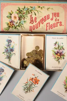 boîte de jeu Le  nouveau jeu  de  fleurs. 1992.23.13.1-118 Photo
