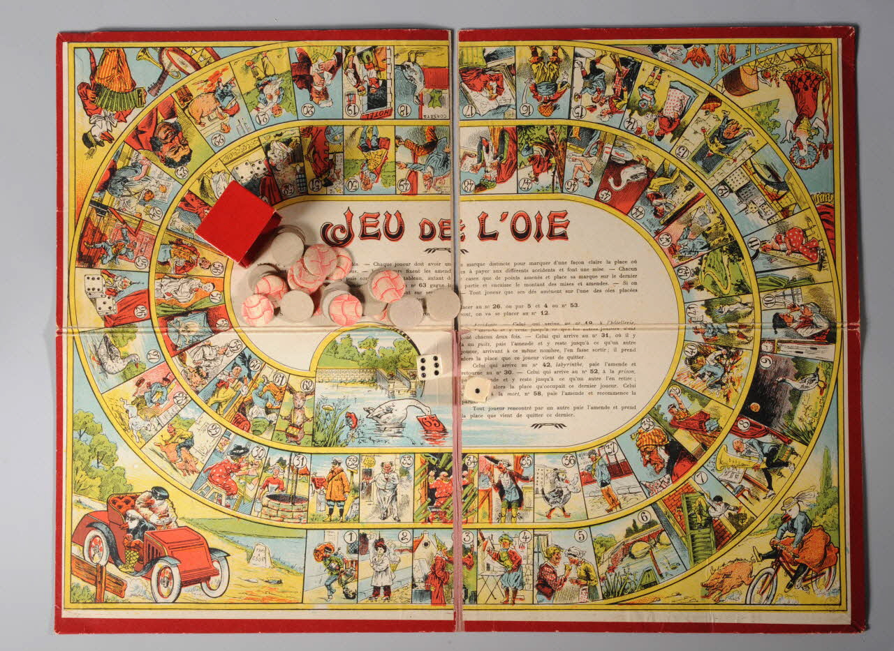 jeu de l'oie JEU DE  L'OIE 1992.23.8.1-36 Photo