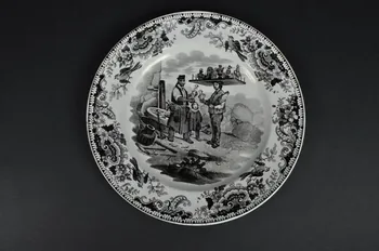 assiette plate Les images Picardie, France 1850-1900 1956.122.2 Photo Mucem