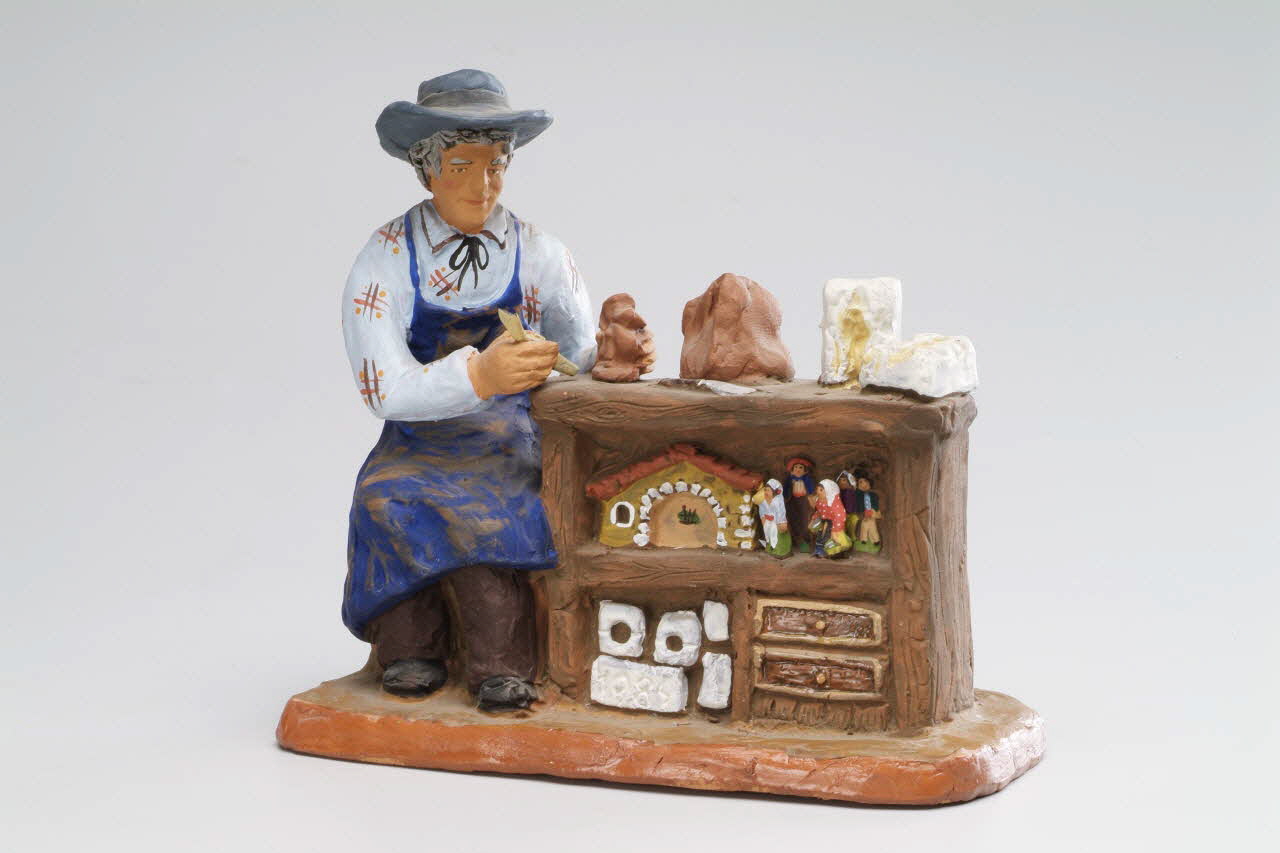 figurine de crèche santon 1999.14.6 Photo Mucem/Christophe Fouin