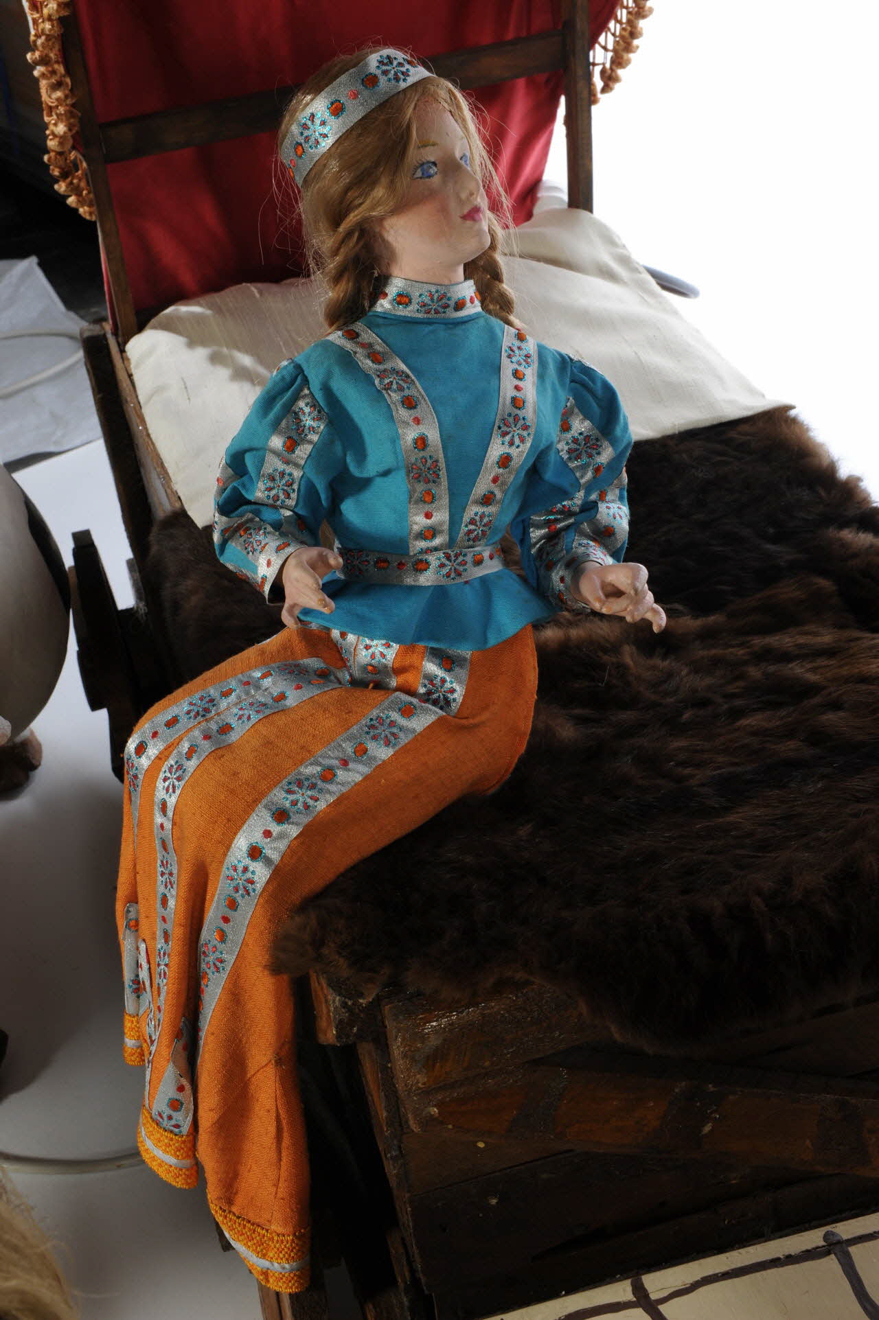 Gaston Decamps automate Dagobert 1er, IIe roi de France, règne de 628 à 638 Île-de-France, France 1937 2001.14.1.2 Photo