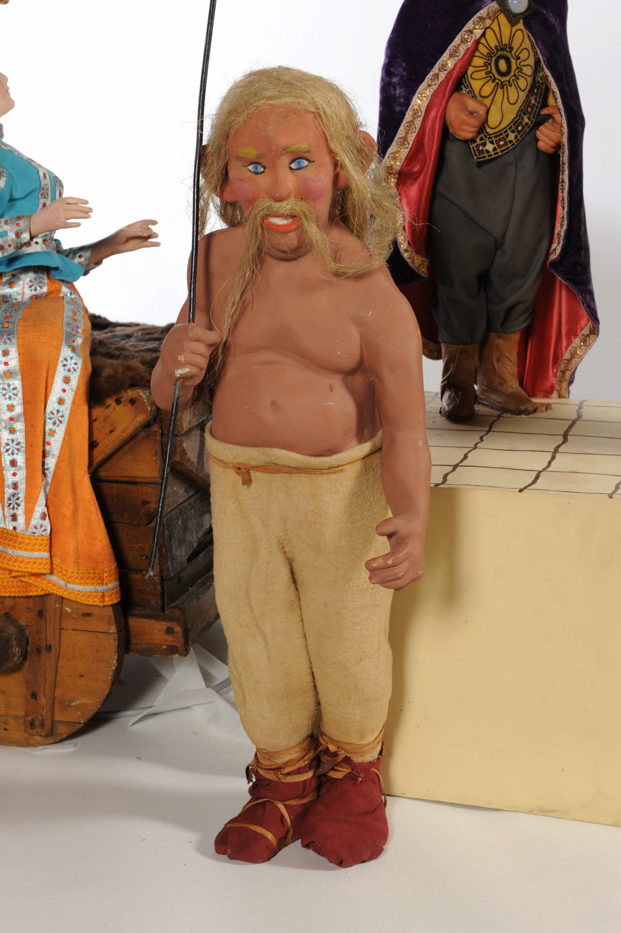 Gaston Decamps automate Dagobert 1er, IIe roi de France, règne de 628 à 638 Île-de-France, France 1937 2001.14.1.5 Photo