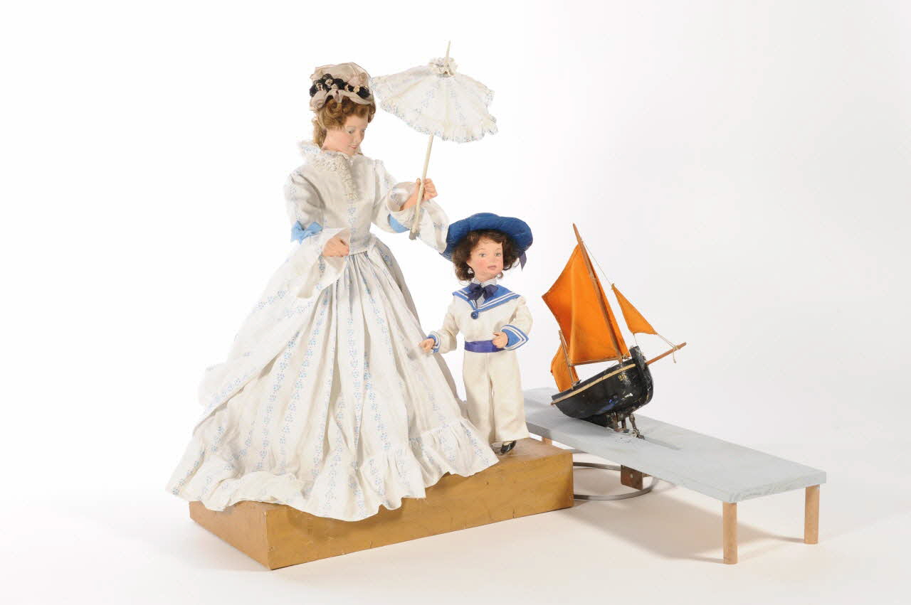 Gaston Decamps automate Maman les petits bateaux Île-de-France, France 1937 2001.14.6.1-2 Photo