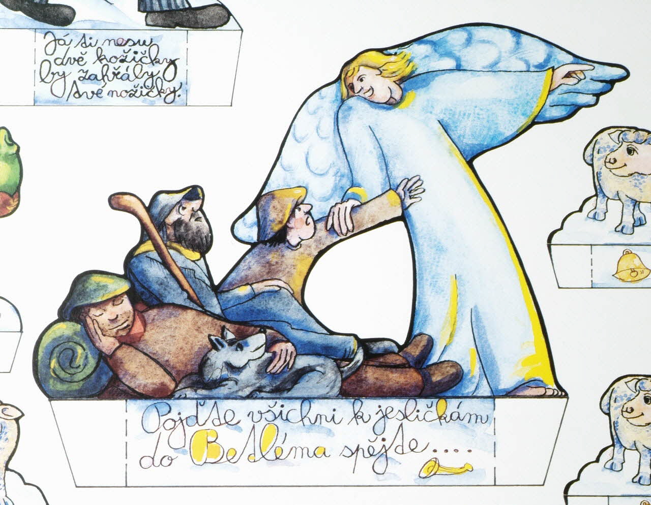 Daniel Ladman ; Cesta crèche de Noël domestique Moravie du Sud, République Tchèque 2000 2004.257.2.1-2 Photo