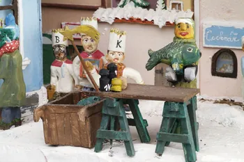 Jaroslav Liska crèche de Noël domestique Bohème, République Tchèque 1999-2001 2004.260.1 Photo