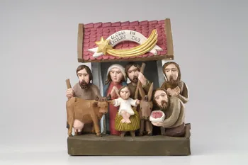 Stanislaw J. Apriasz crèche de Noël domestique Petite Pologne, Pologne 2004 2004.265.1 Photo
