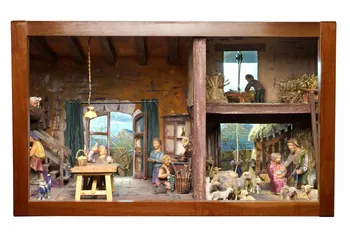 Lluis Badosa crèche de Noël Nativité dans une ferme catalane Catalogne, Espagne 2004 2005.94.1 Photo
