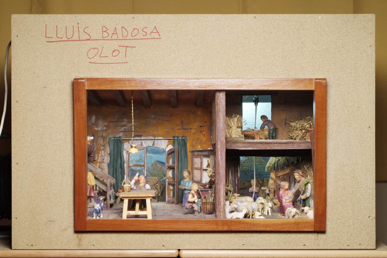 Lluis Badosa crèche de Noël Nativité dans une ferme catalane Catalogne, Espagne 2004 2005.94.1 Photo