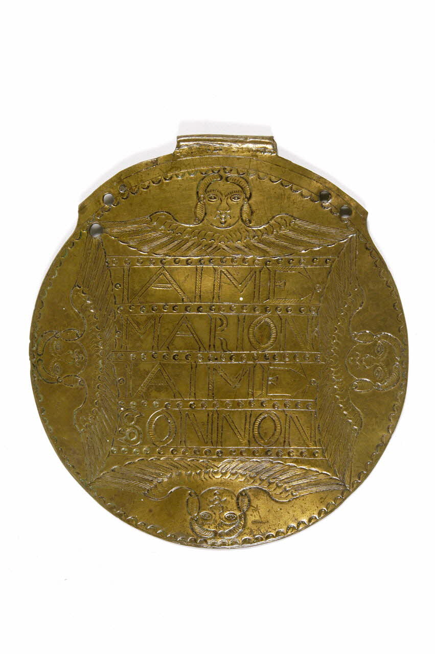 plaque muletière 1888.27.6 Photo Mucem / Anne Maigret