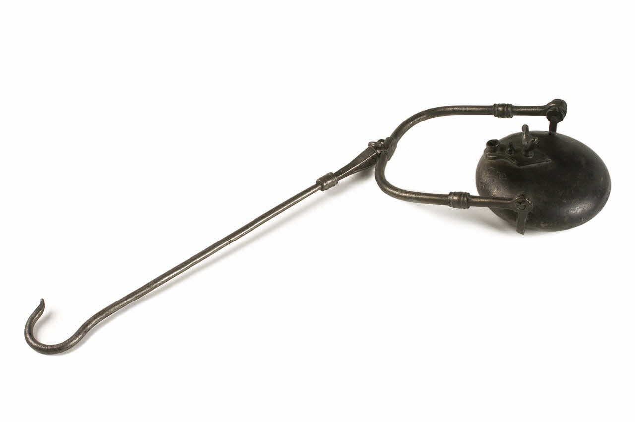 lampe de mineur Languedoc-Roussillon, France 1850-1900 1938.137.2.1-3 Photo