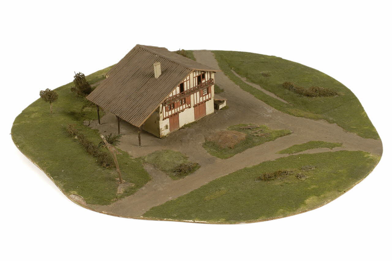 maquette d'édifice Ferme du Pays-Basque 1941.10.10 Photo