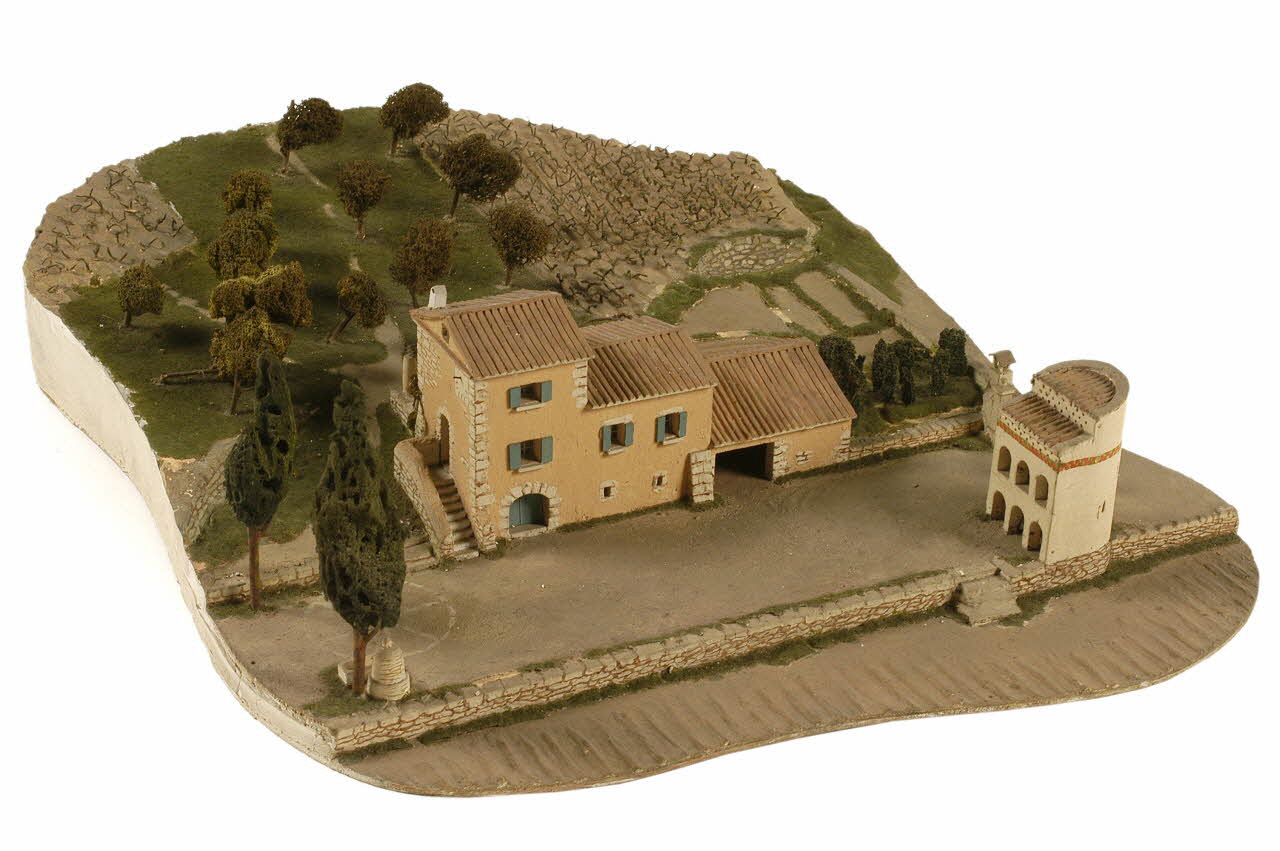 maquette d'édifice Mas de Provence 1941.10.9 Photo