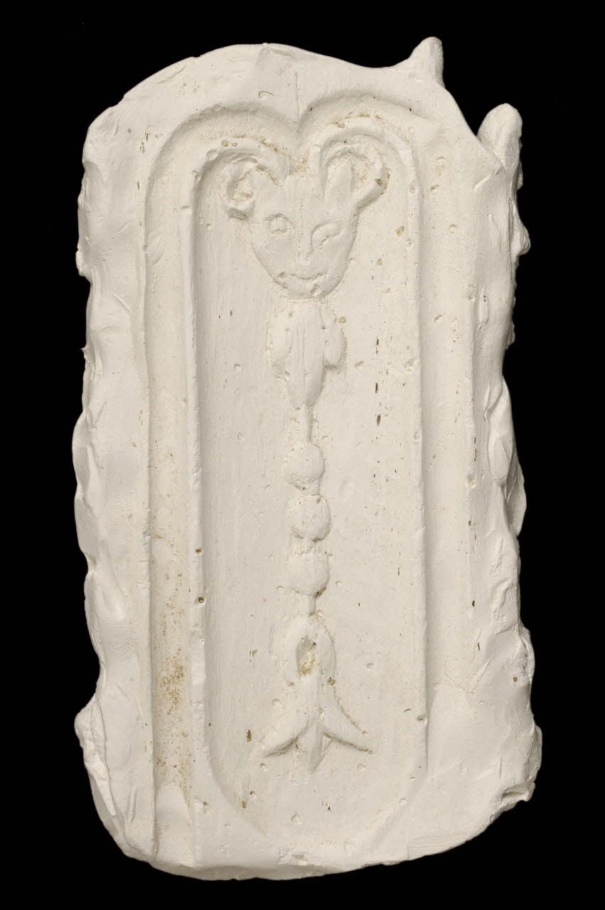 Jacques Pasquet moulage Détail du faux-dormant d'un buffet bas (tête de faune) Centre, France 1941/9/10 1941.44.42 Photo